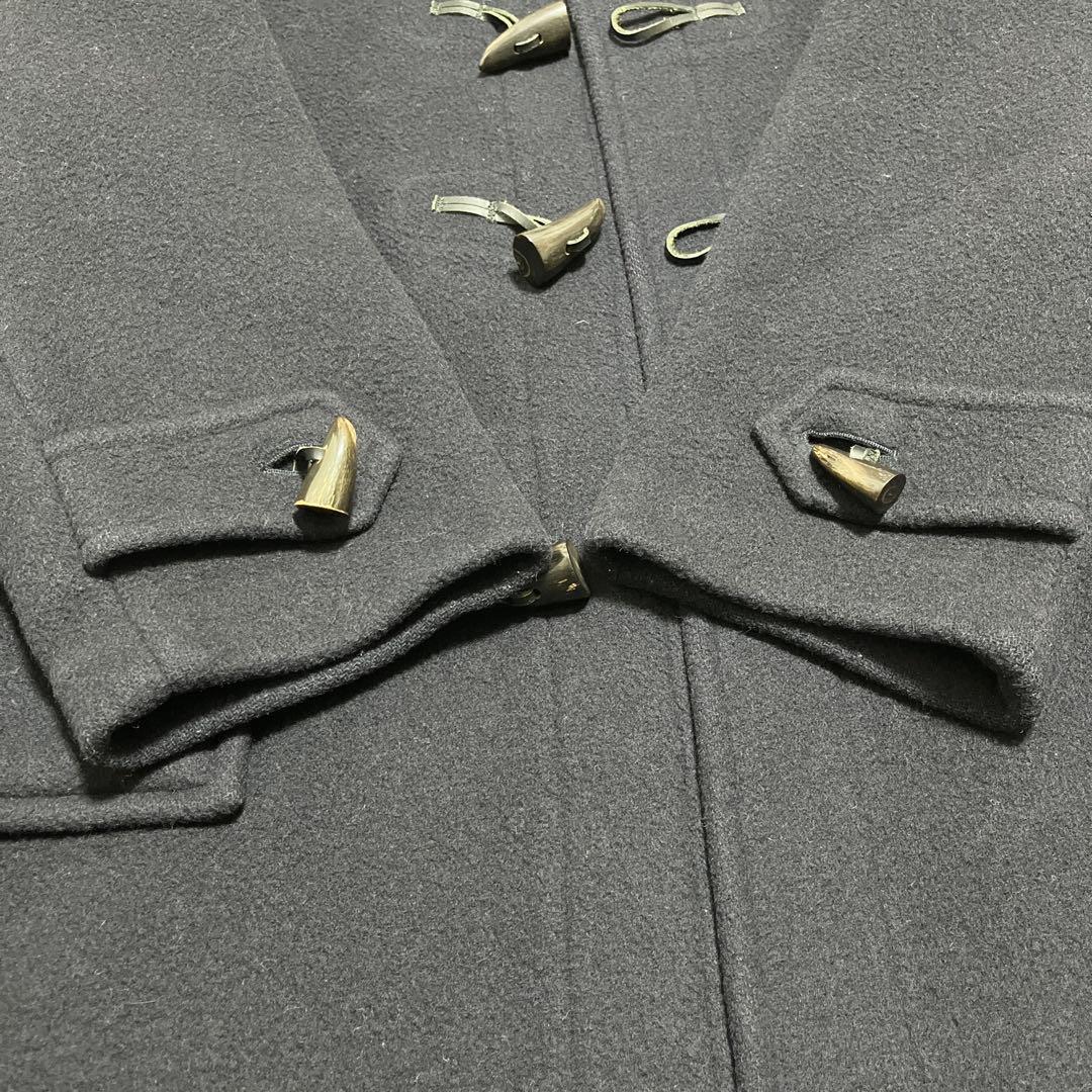 美品✨️ BURBERRY ダッフルコート ノバチェック ウール ネイビー XL