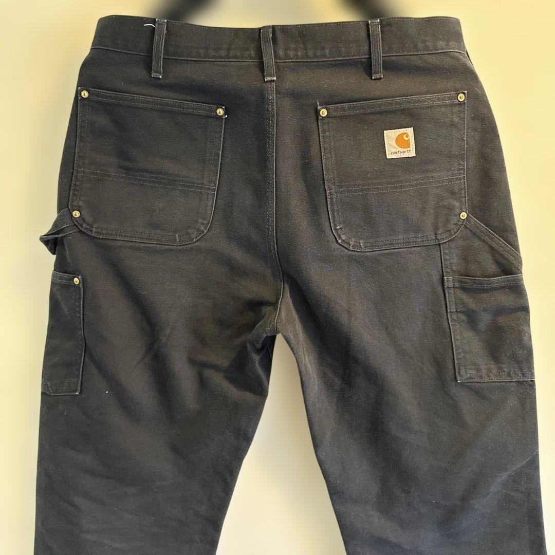 カーハート ダブルニー 125周年 USA製 W36 L32 ブラック 神サイズ