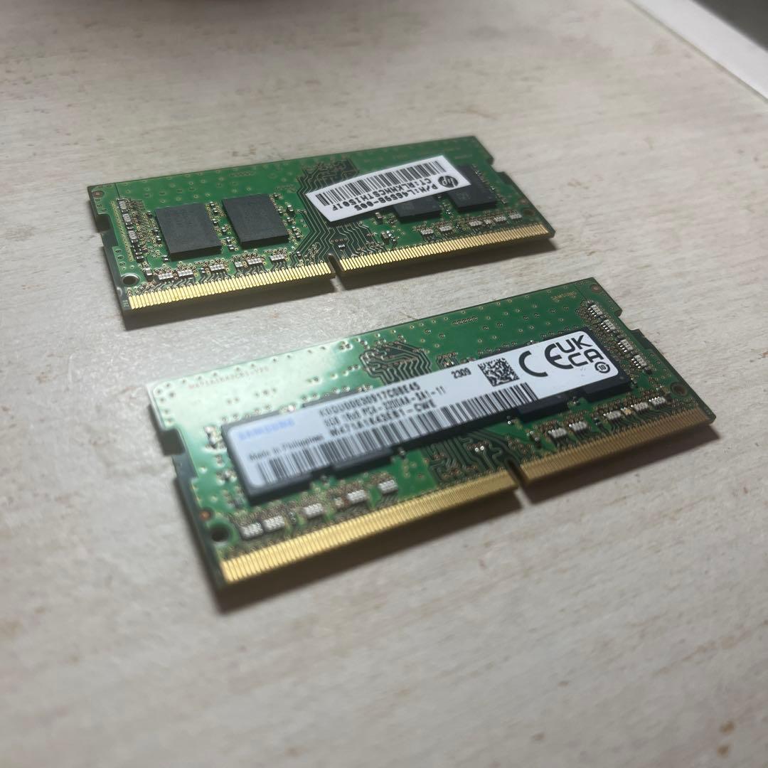 【Samsung】ノートPC用メモリ DDR4-3200 16GB(8GB×2)