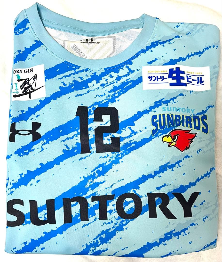 24-25オーセンティックユニフォーム(2nd・水色) 12 髙橋藍 サントリー