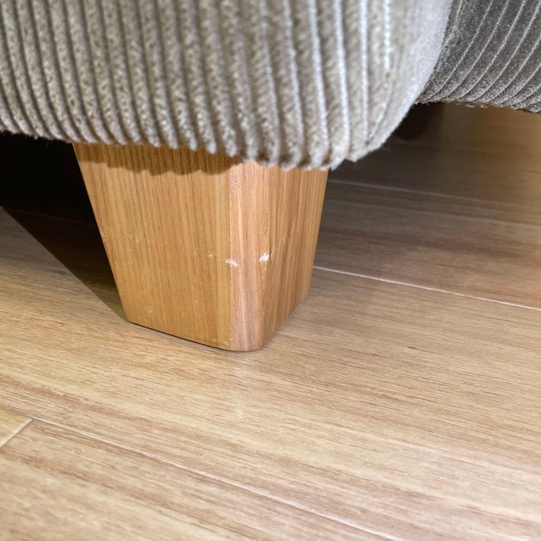 【送料込み】unicoソファ2.5シーター（カーキ）GREIGグレイグ　ウニコ