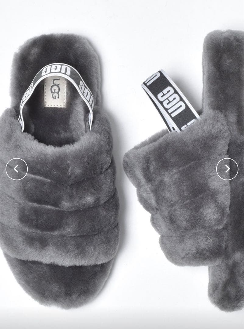 【ゆ】　UGG サンダル　グレー