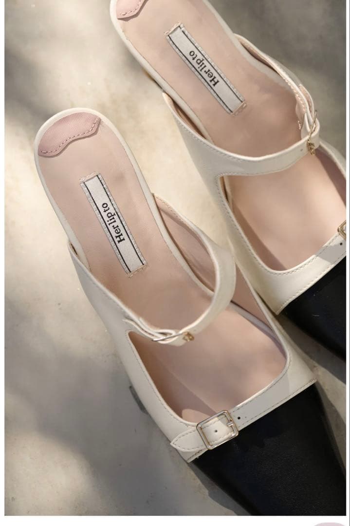 Herlipto Mademoiselle Mules 38 【新品未使用】