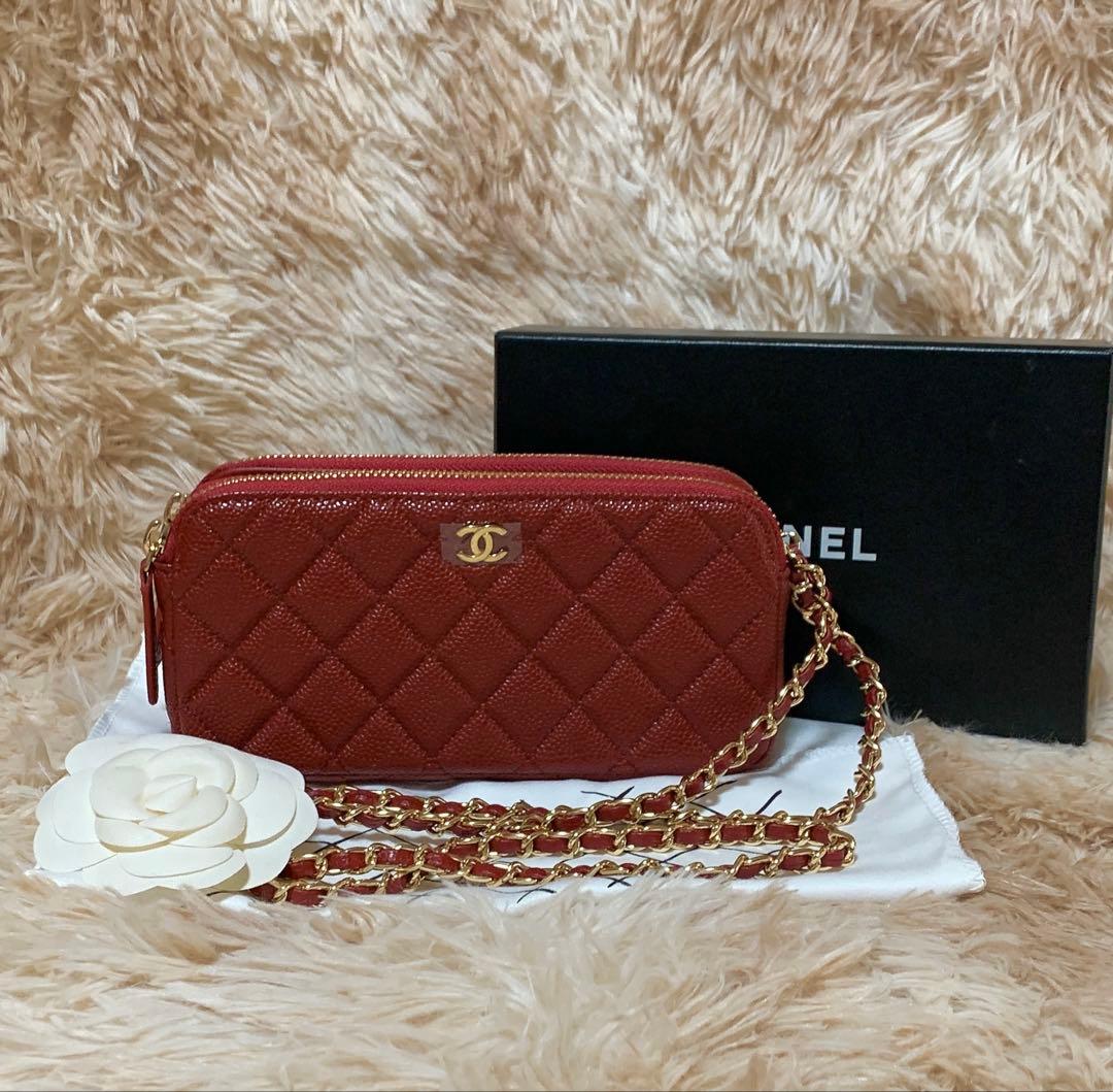 非売品CHANELチェーンウォレット