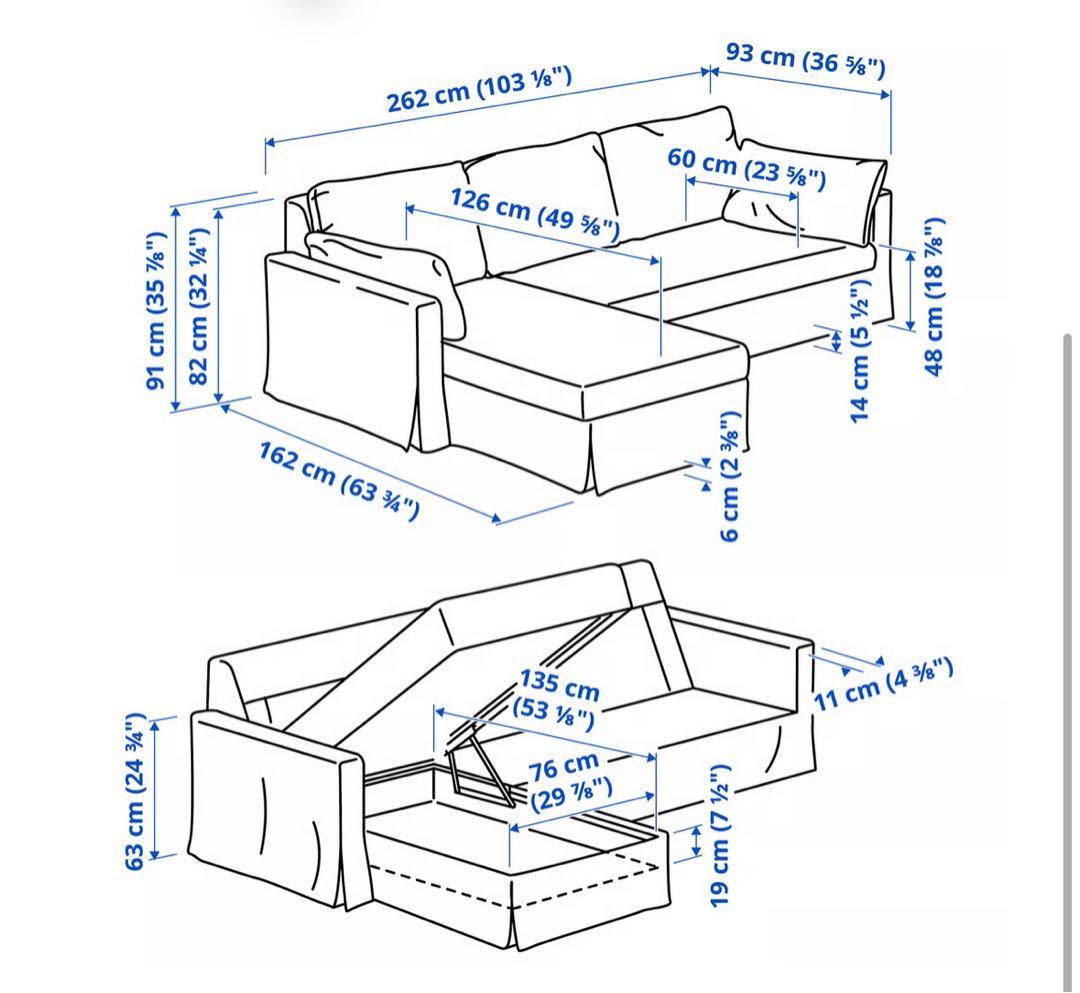 値段交渉可 IKEA HYLTARP 3人掛けソファ