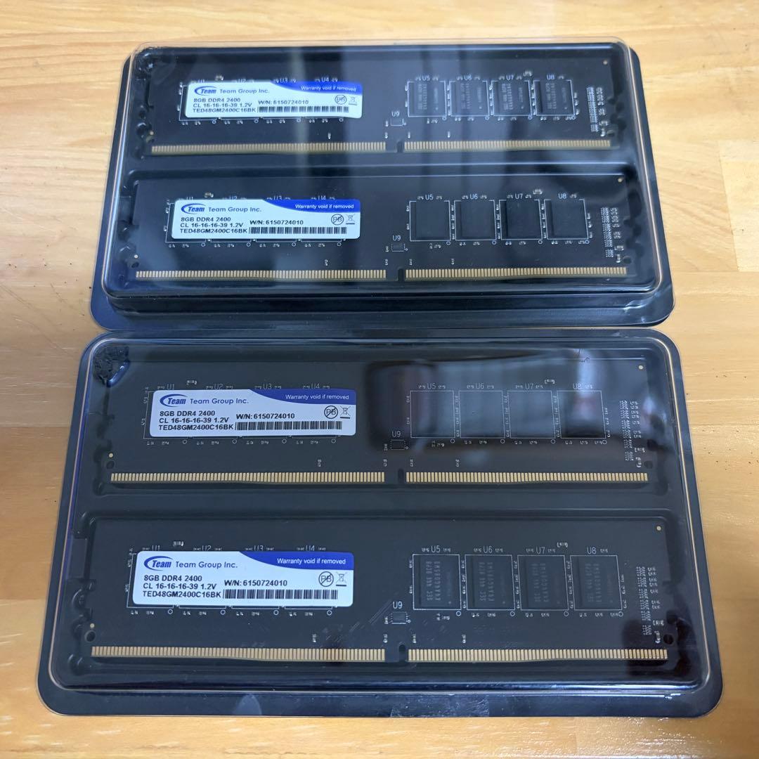 Team T-Force 32GB DDR4-2400 メモリ