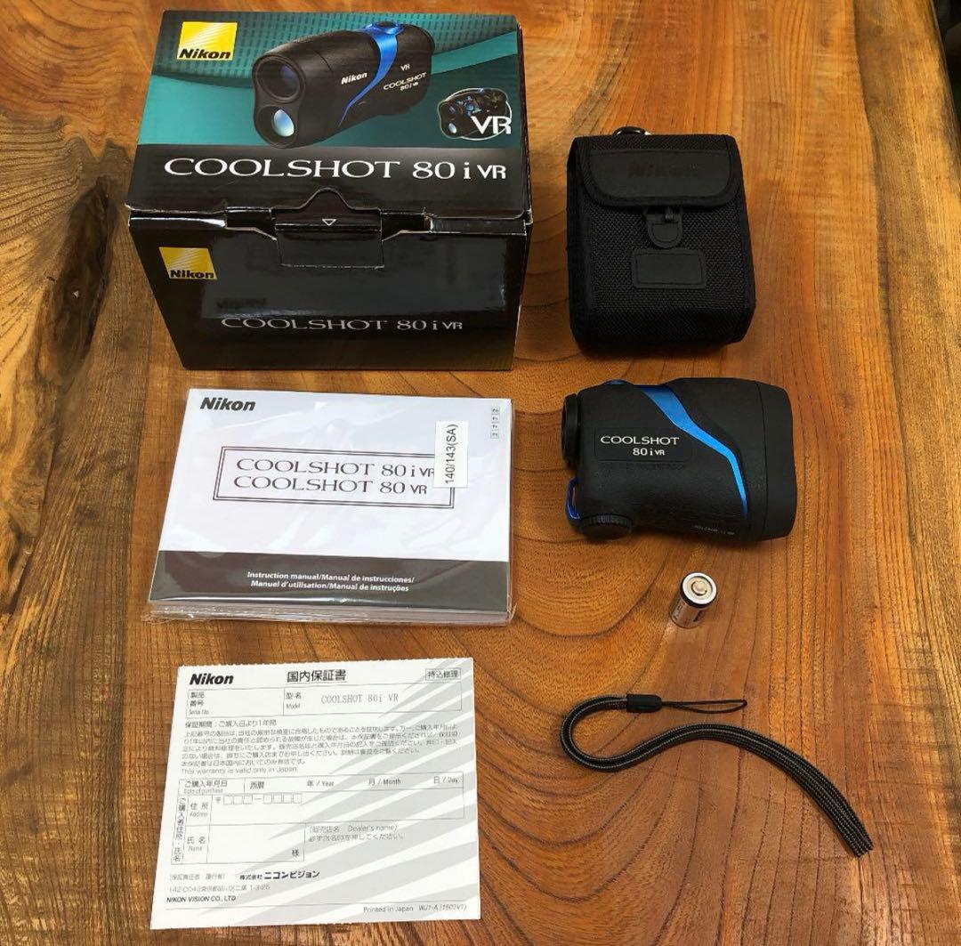 【美品】ニコン Nicon COOLSHOT 80i VR ゴルフ 距離計