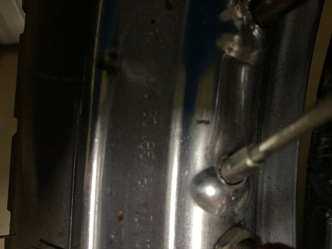 GS400 スポークダンロップタイヤ付きスポークホイール