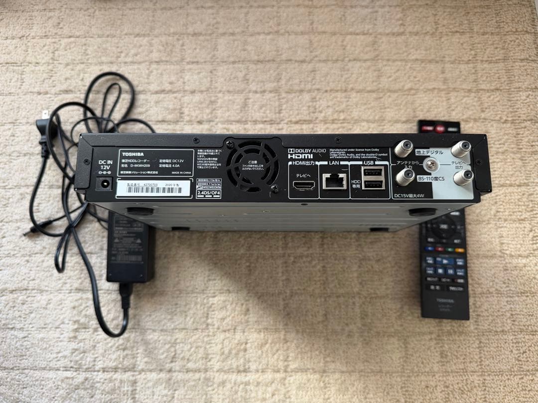 あ*さ様 【訳あり】東芝TOSHIBA REGZA D-4KWH209