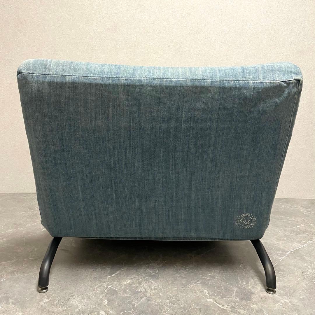 ジャーナルスタンダードファニチャー ロデチェア　1人掛けソファー　デニム