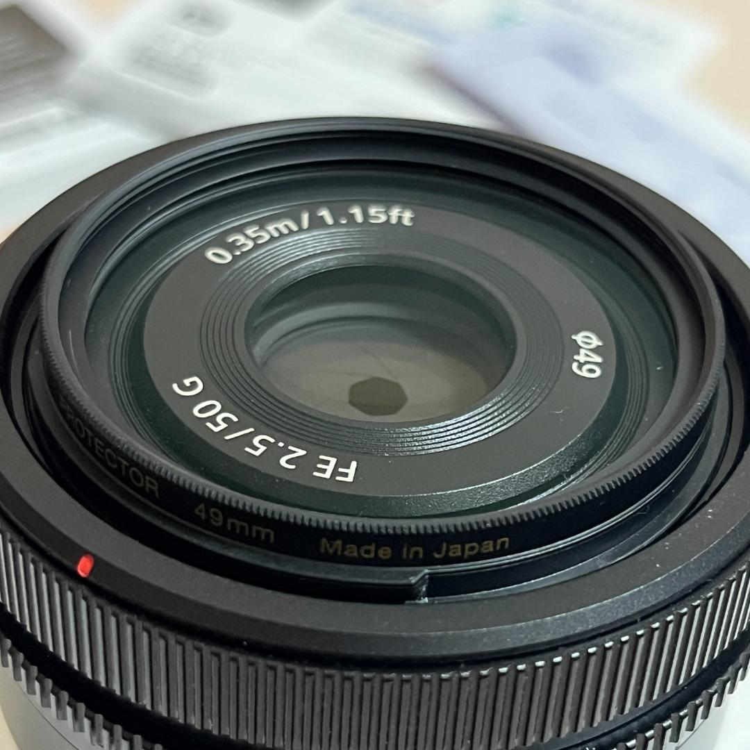 SONY SEL50F25G FE 50mm F2.5 G 単焦点レンズ