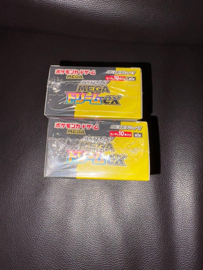 ポケモンカード　MEGAドリームex シュリンク付き未開封2BOX