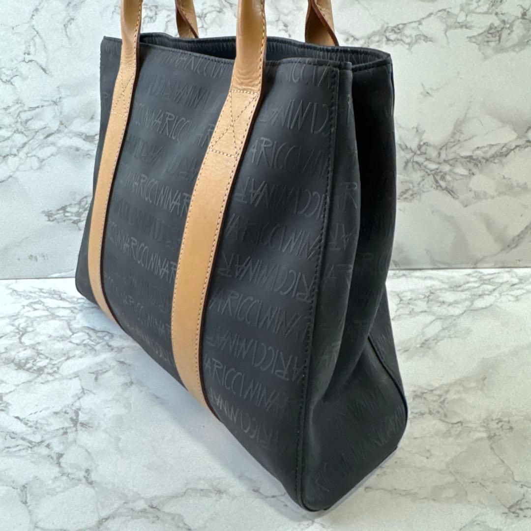 ラッキー 様2点同梱専用 NINA RICCI ニナリッチ ロゴ総柄PVC×本革