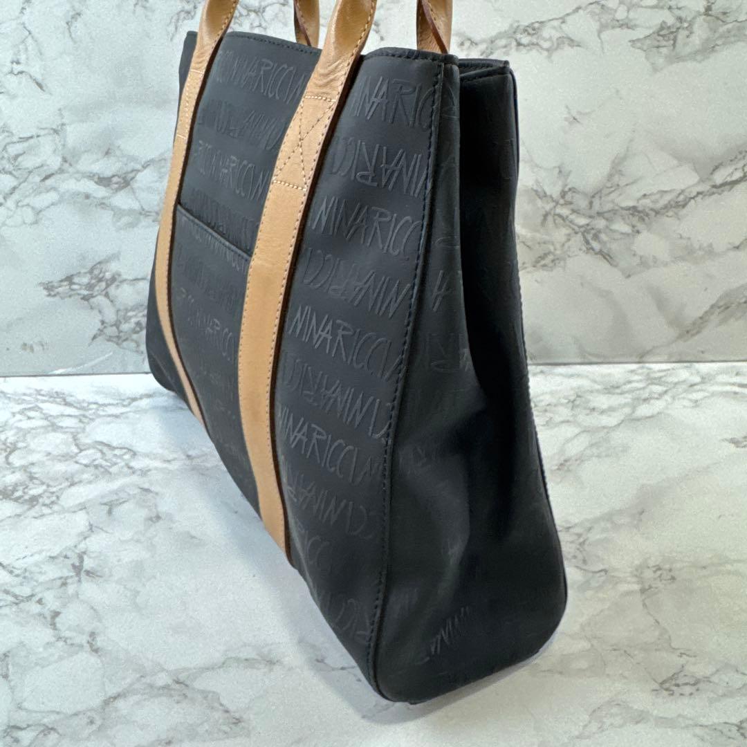 ラッキー 様2点同梱専用 NINA RICCI ニナリッチ ロゴ総柄PVC×本革