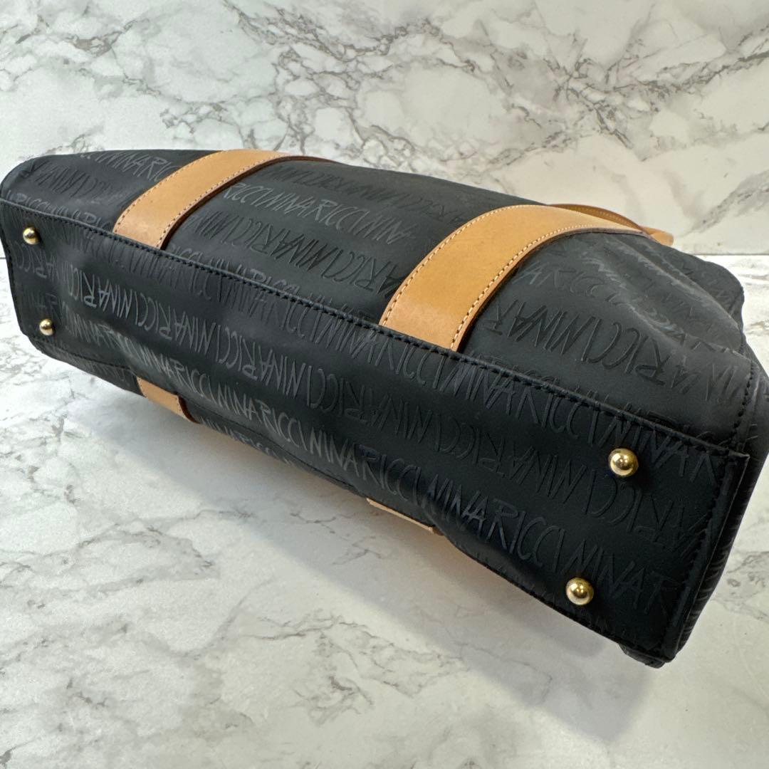 ラッキー 様2点同梱専用 NINA RICCI ニナリッチ ロゴ総柄PVC×本革