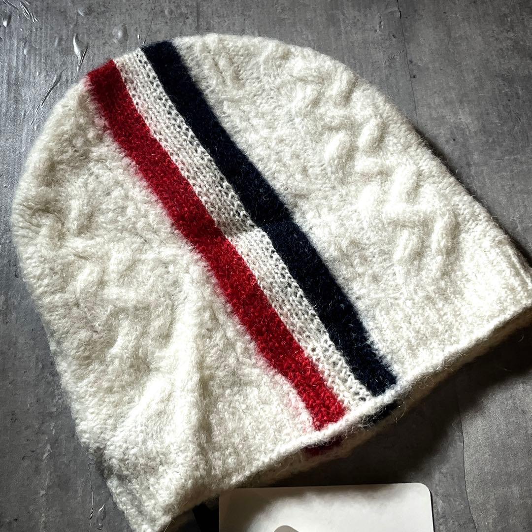 未使用品　高級モヘヤ　モンクレールBERRETTO TORICOT ニット帽