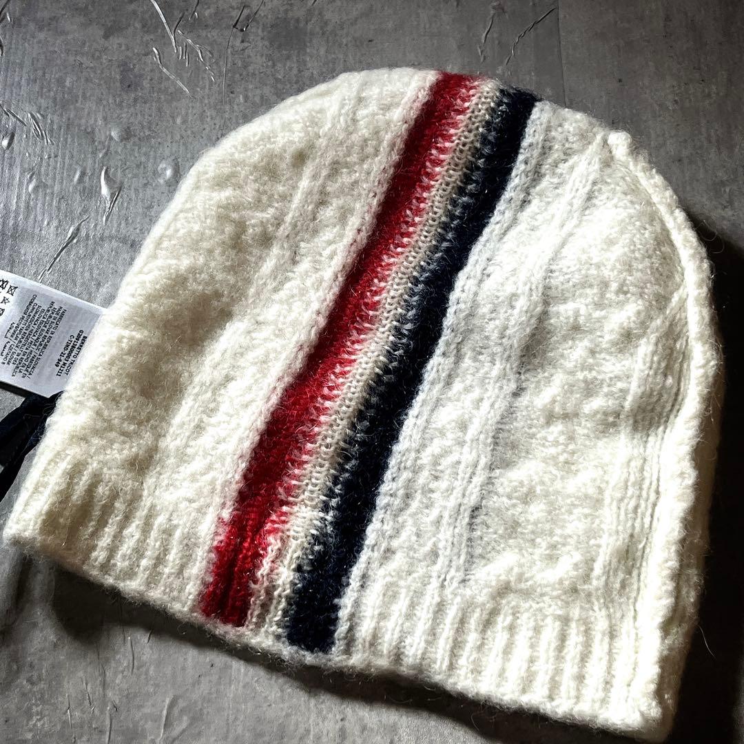 未使用品　高級モヘヤ　モンクレールBERRETTO TORICOT ニット帽