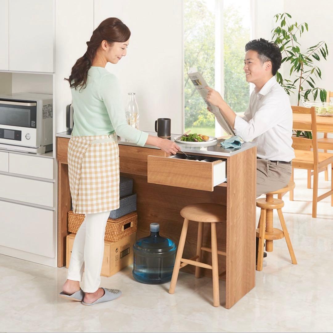 【送料込み・処分価格】木製キッチンカウンター　dinos