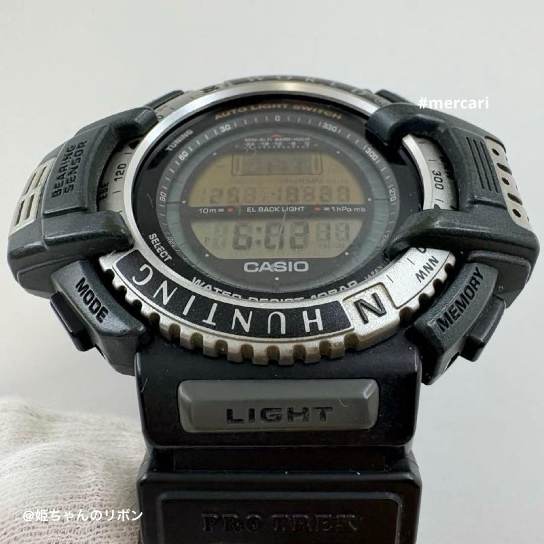 【ポーチ付】CASIOPROTREK PRT-40HWJHUNTINGWORLD