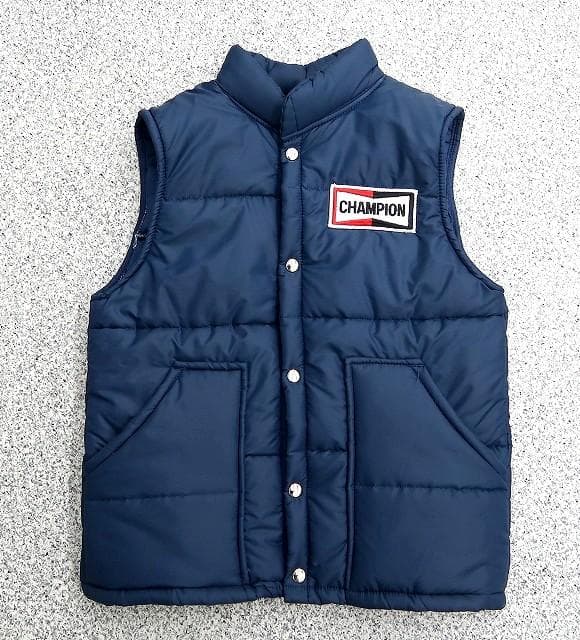 極美品 S 70s チャンピオン オフィシャル物 レーシング ベスト