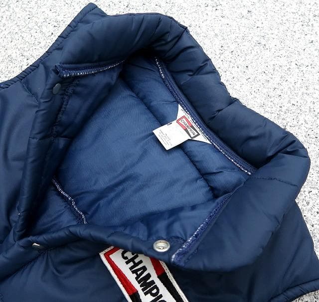 極美品 S 70s チャンピオン オフィシャル物 レーシング ベスト