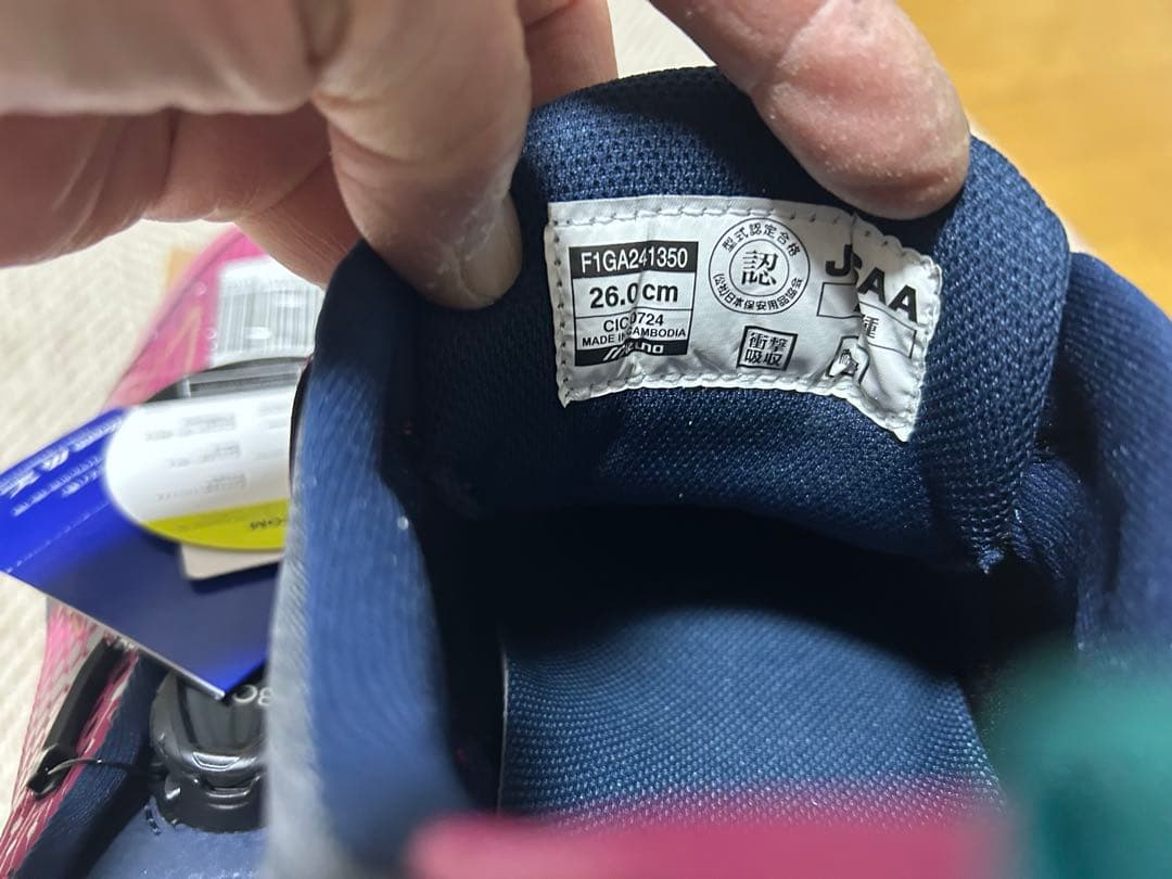 新品　26.0cm 限定カラー　Mizuno BOAシステム安全靴