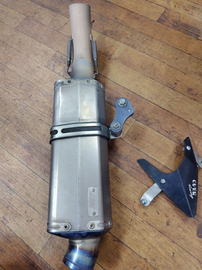 値下げしましたヤマハ YZF-R25 MT-25 オーバー　チタンスリップオン