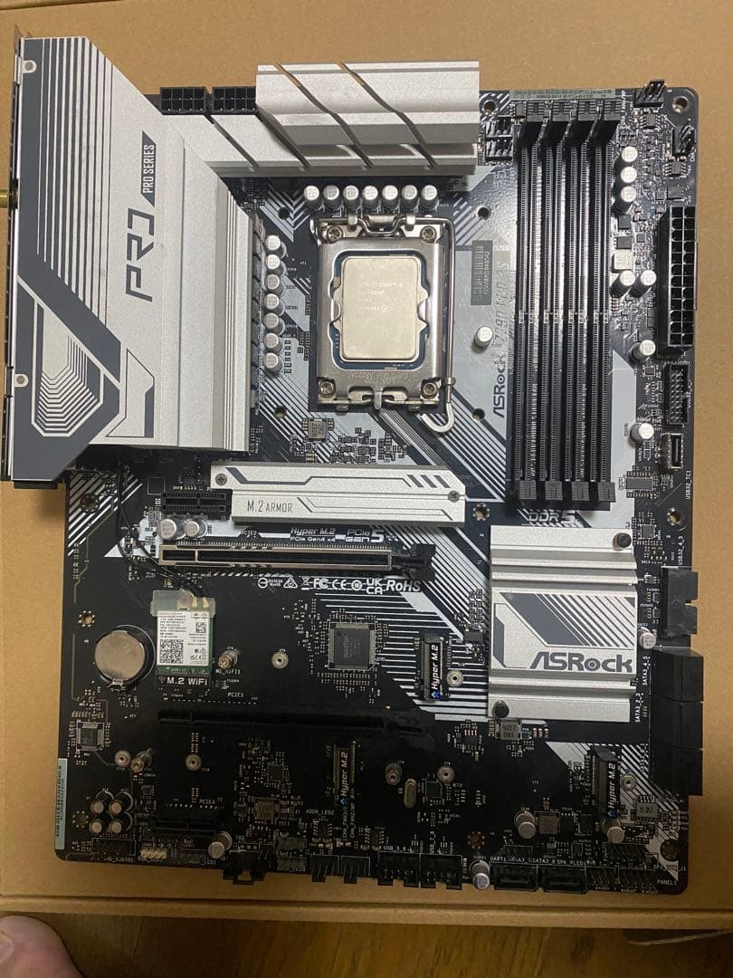i5-14600KF & ASRock Z790Pro RS WiFi セット