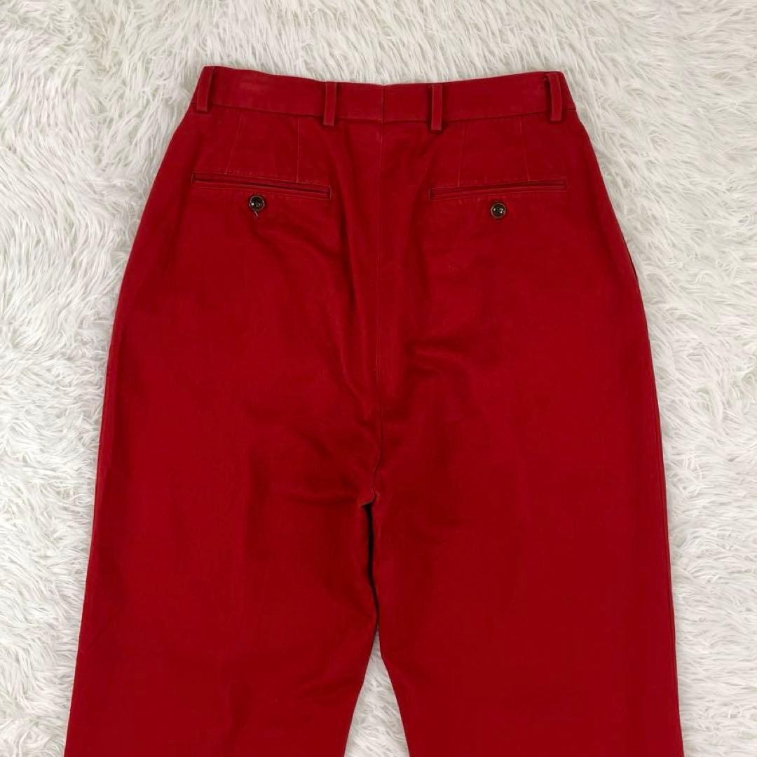 【美品・裾未処理】ニート・チノパンツ・トラウザーパンツ・２タック・44