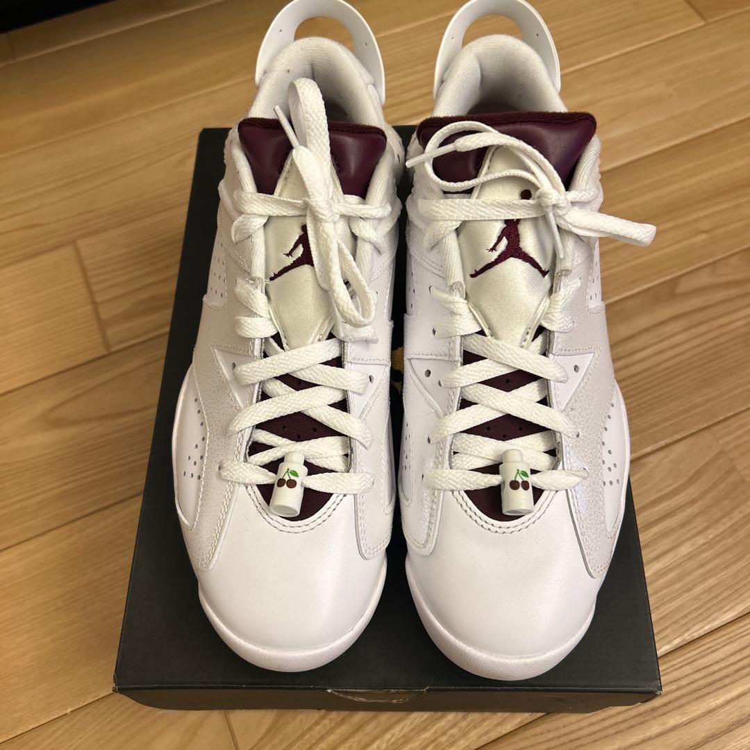 Air Jordan 6 Retro ホワイト/バーガンディ
