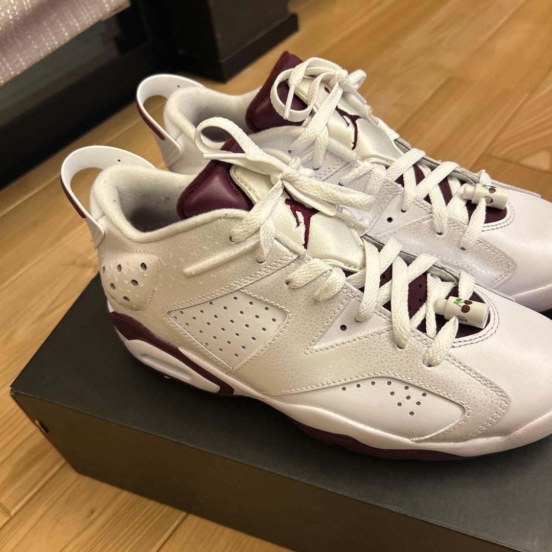 Air Jordan 6 Retro ホワイト/バーガンディ