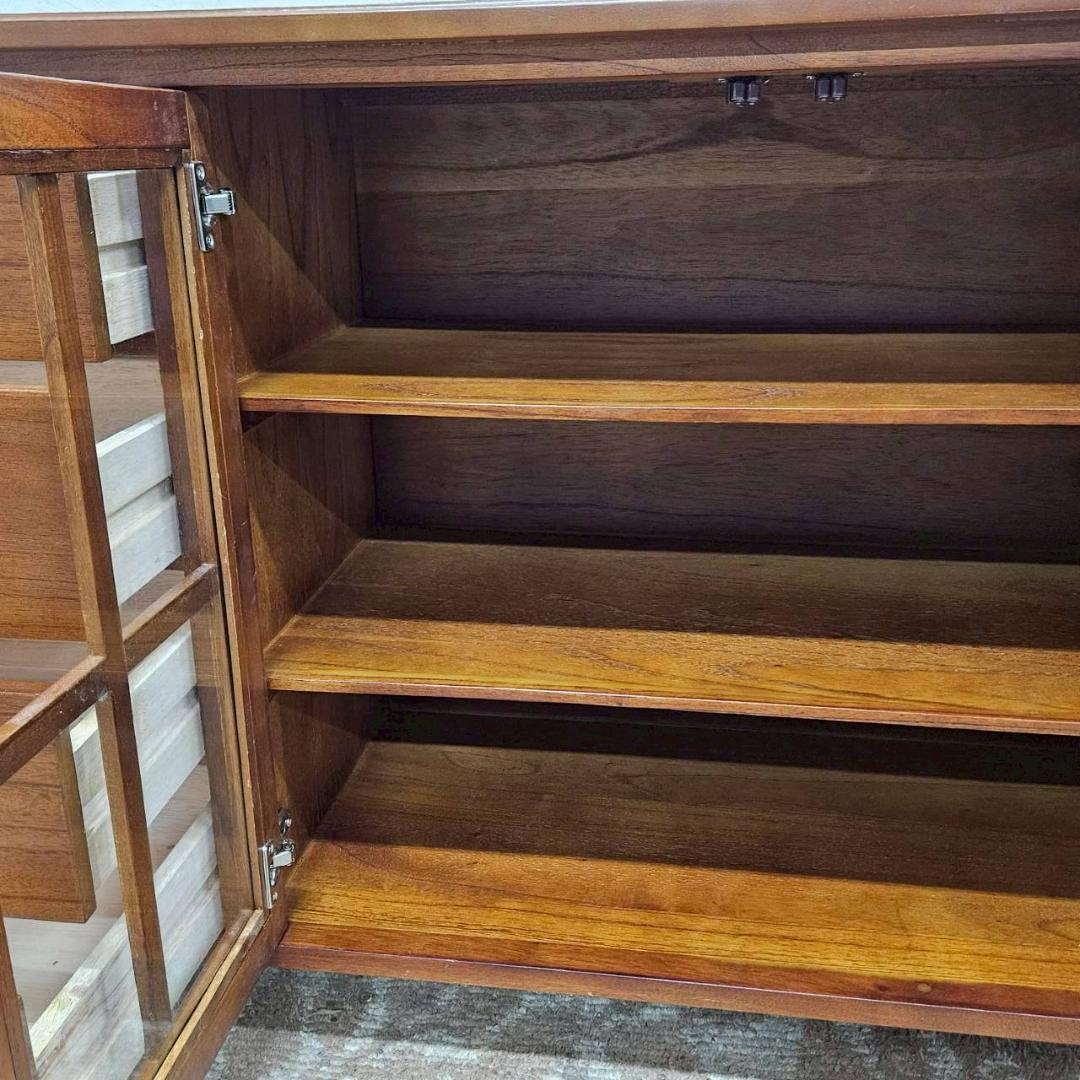 木製 チェスト 120cm幅 引き出し付 キャビネット アンティーク