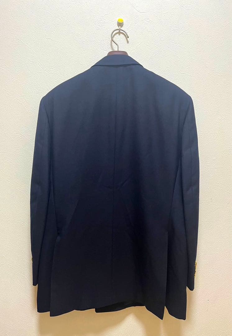Burberry紺色ダブルブレスト テーラードジャケット