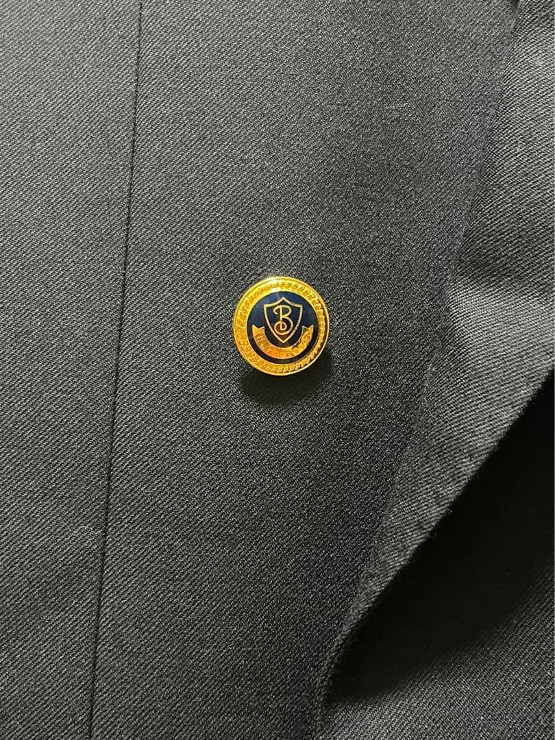 Burberry紺色ダブルブレスト テーラードジャケット