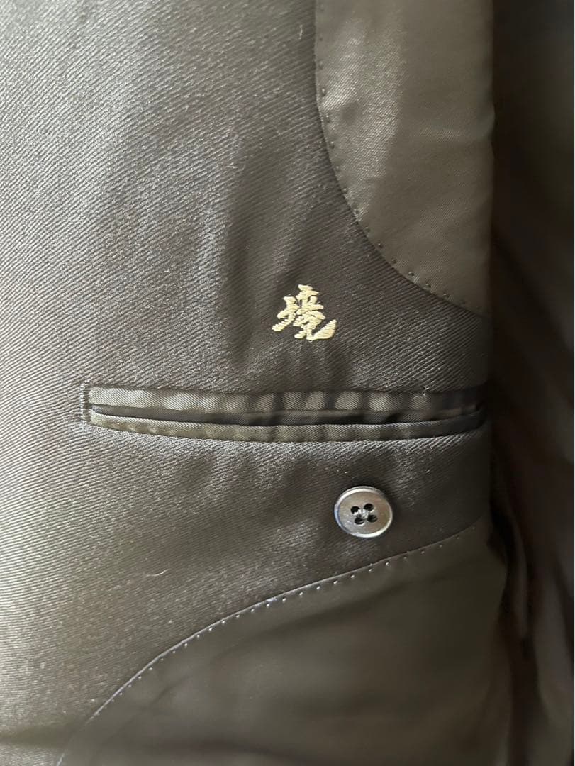 Burberry紺色ダブルブレスト テーラードジャケット