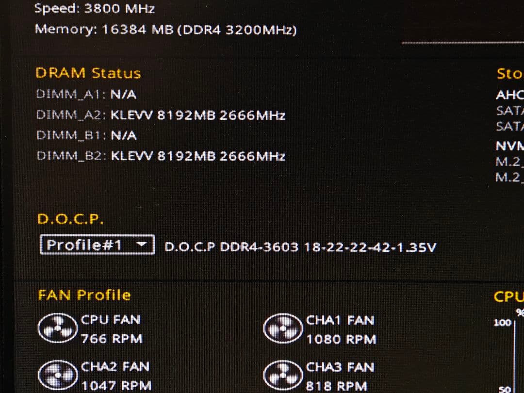 KLEVV CRAS X RGB DDR4 3600MHz 8GB×2計16GB