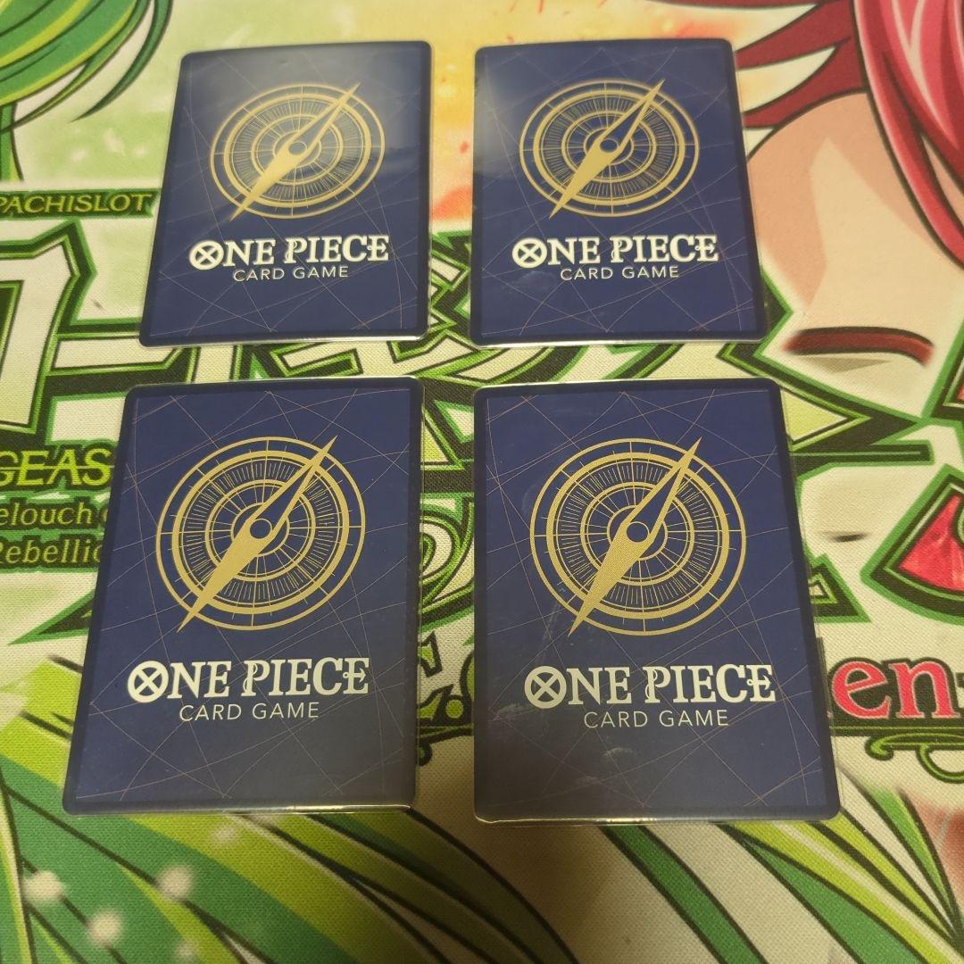 ワンピースカード ルフィ プロモ 4枚セット p-075