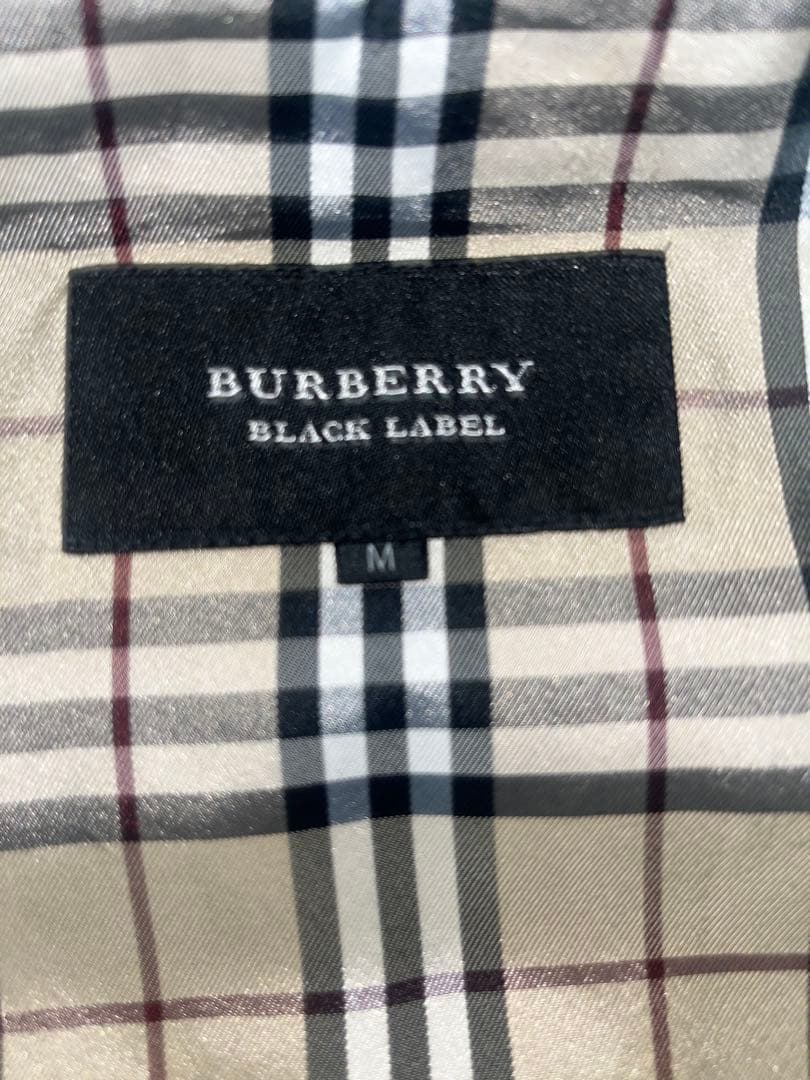 【美品】バーバリーブラックレーベル ダウンジャケット ノバチェック