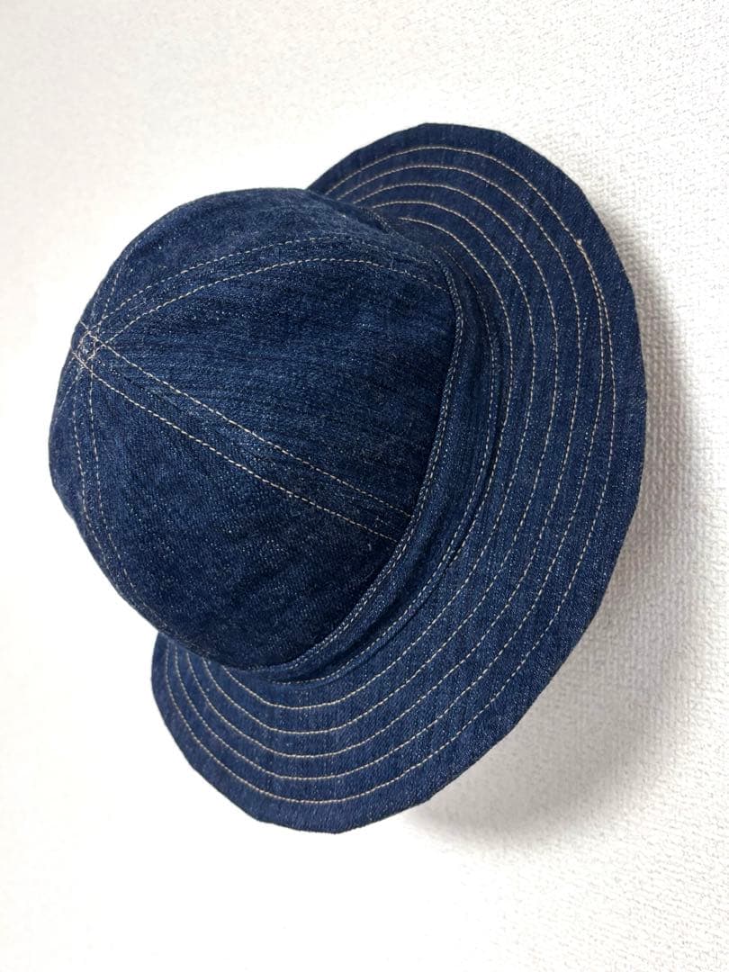 61.5cm US ARMY M-37 DENIM HAT 15ozスラブデニム