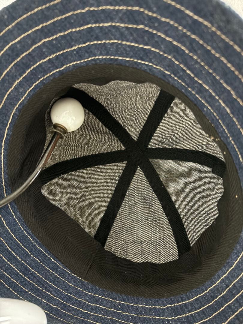 61.5cm US ARMY M-37 DENIM HAT 15ozスラブデニム