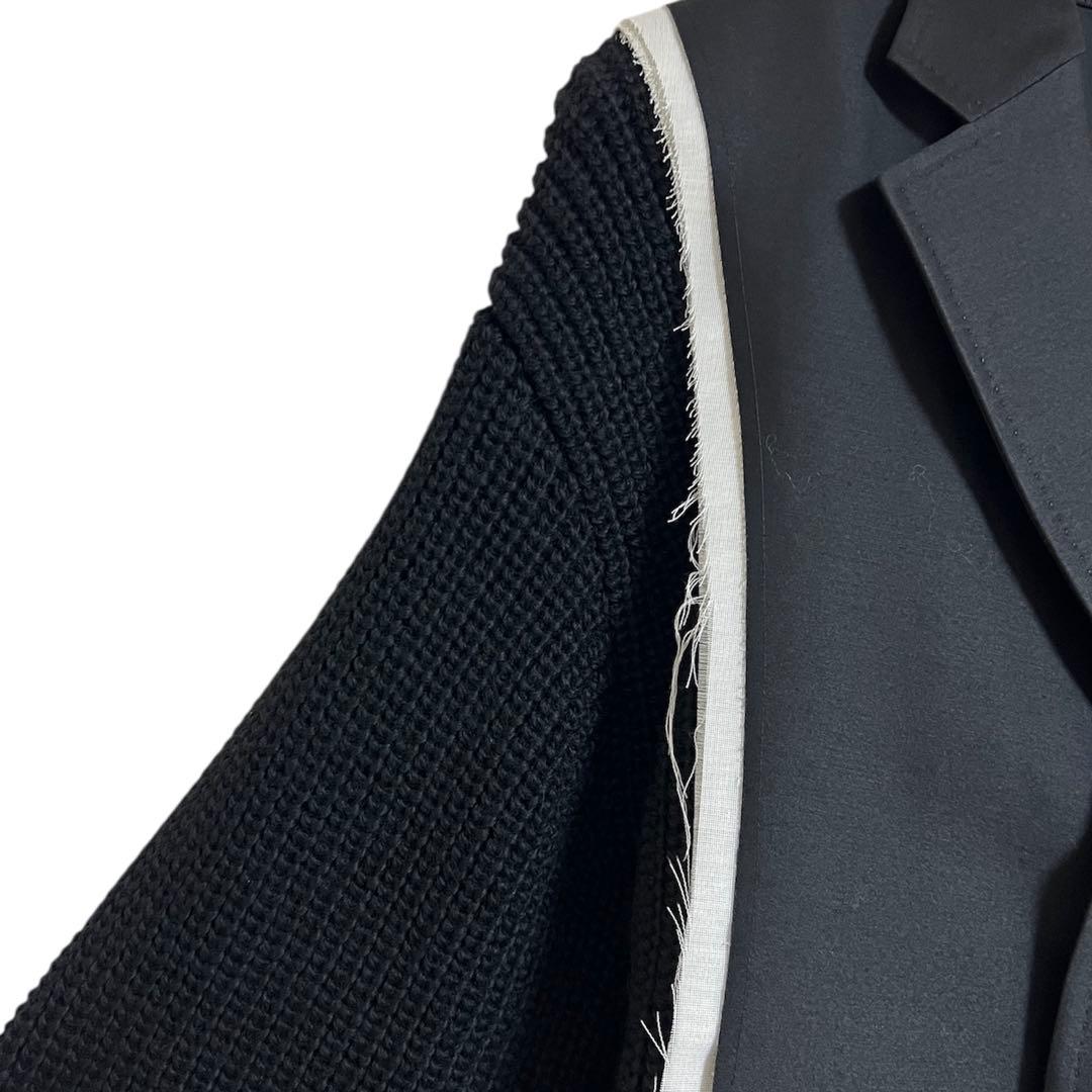 【新品】TOGA ARCHIVES ニットドッキングテーラードJK