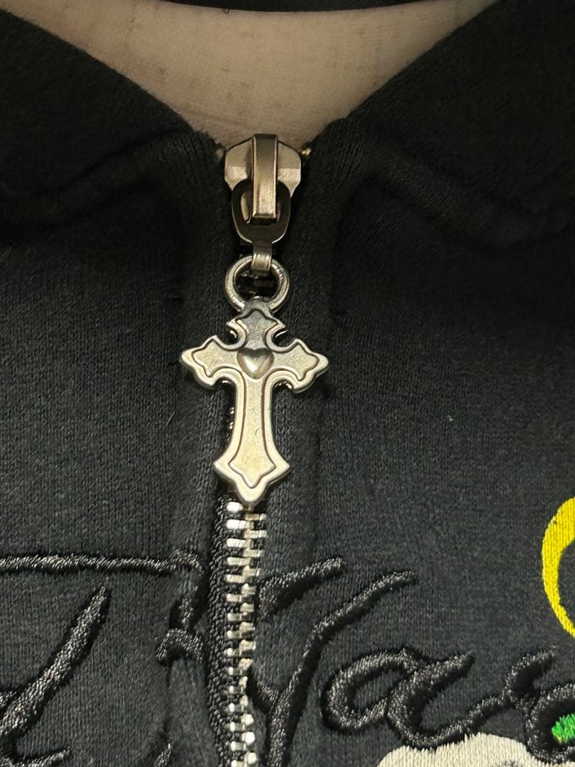 Ed Hardy ブラック パーカー★