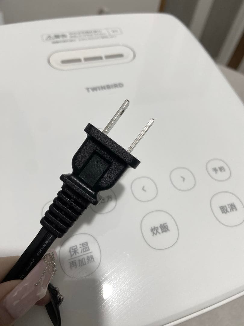 【使用回数10回未満】 2024年製3合 炊飯器TWINBIRD 1年保証