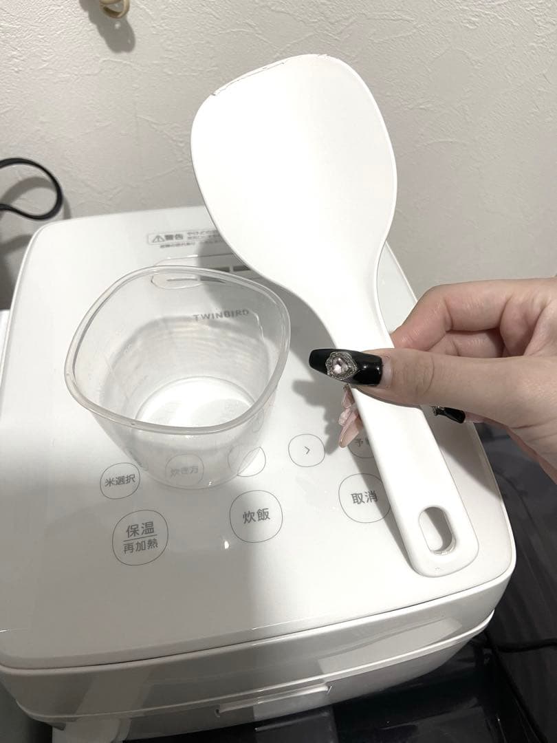 【使用回数10回未満】 2024年製3合 炊飯器TWINBIRD 1年保証