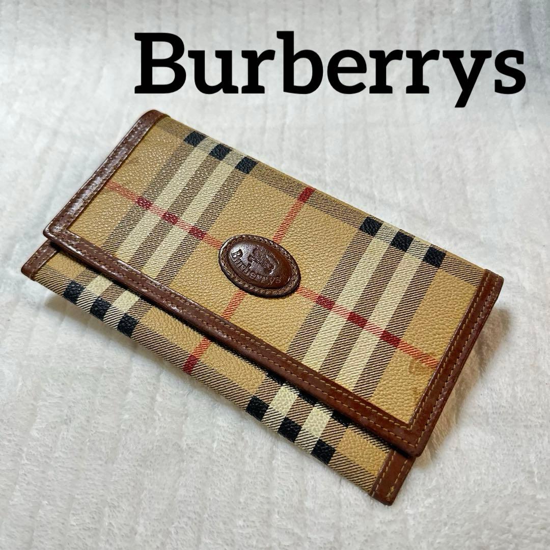 【廃盤】Burberrys（バーバリーズ） チェック柄 長財布