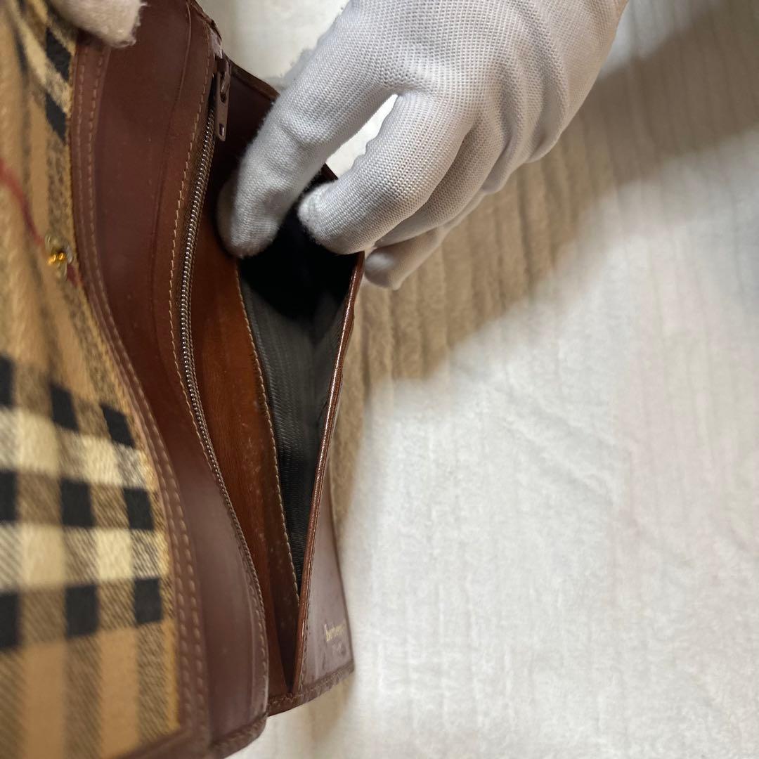 【廃盤】Burberrys（バーバリーズ） チェック柄 長財布