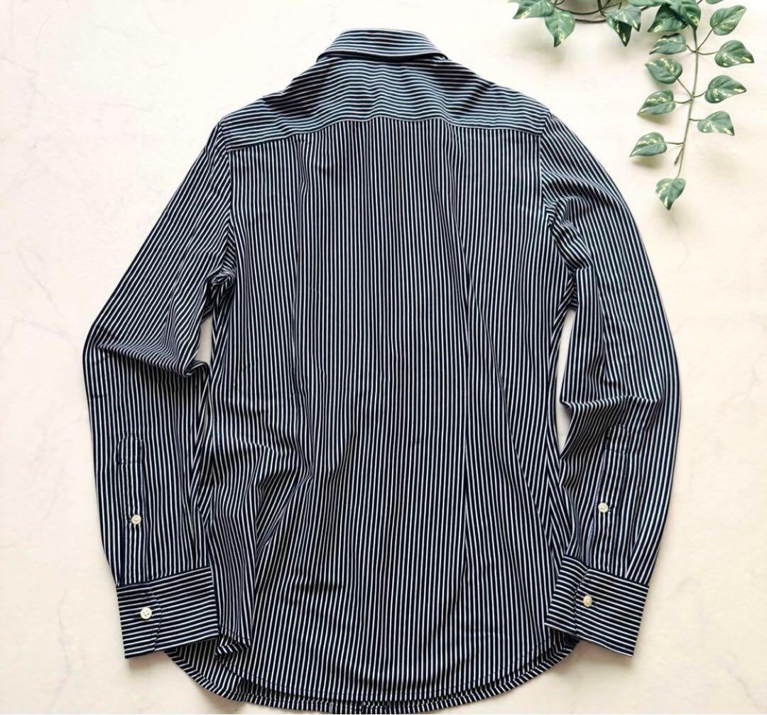 【未使用】ポロラルフローレン ニットドレスシャツ ポニー刺繍 ストレッチ