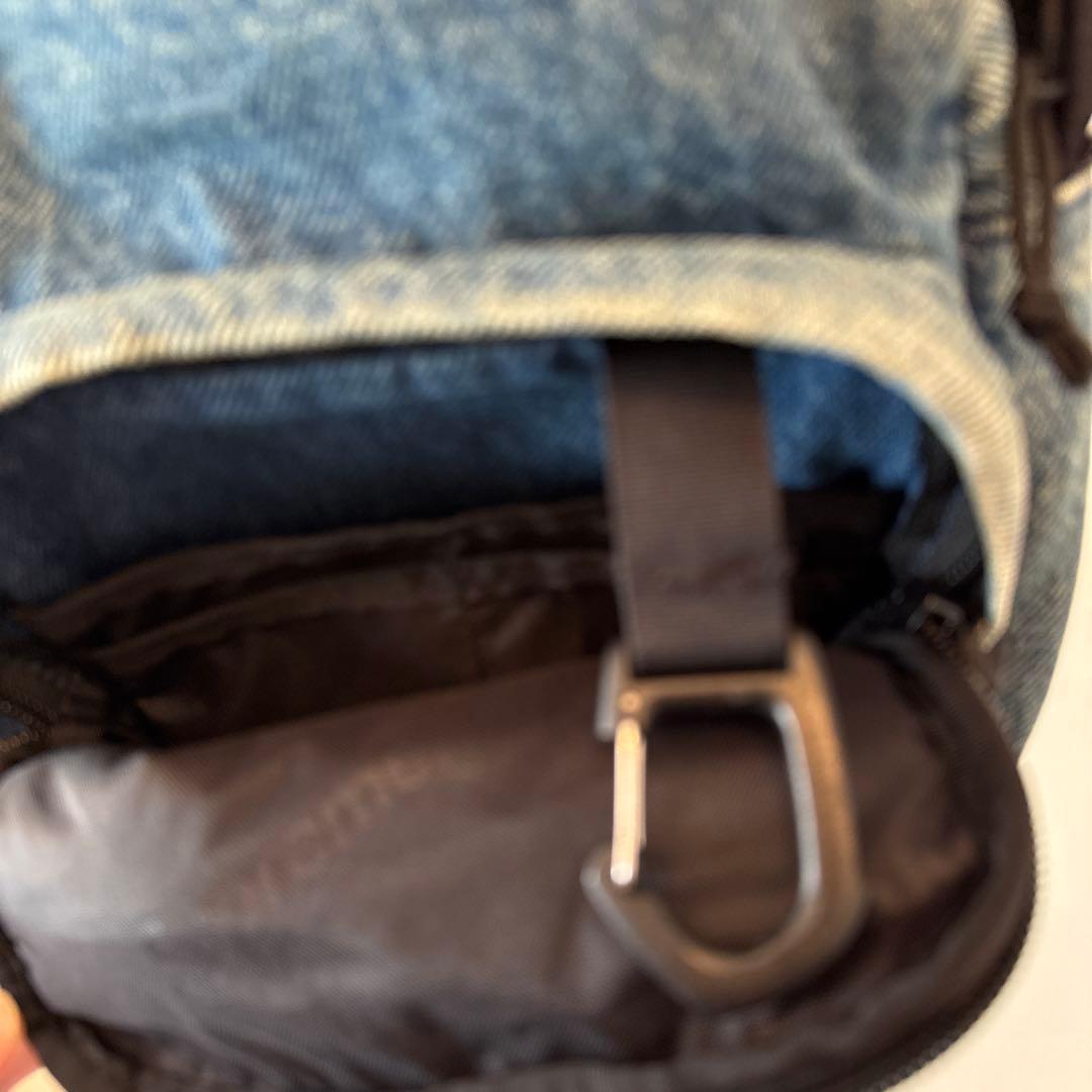 supreme デニム　ショルダー　バッグ　シュプリーム　インディゴブルー