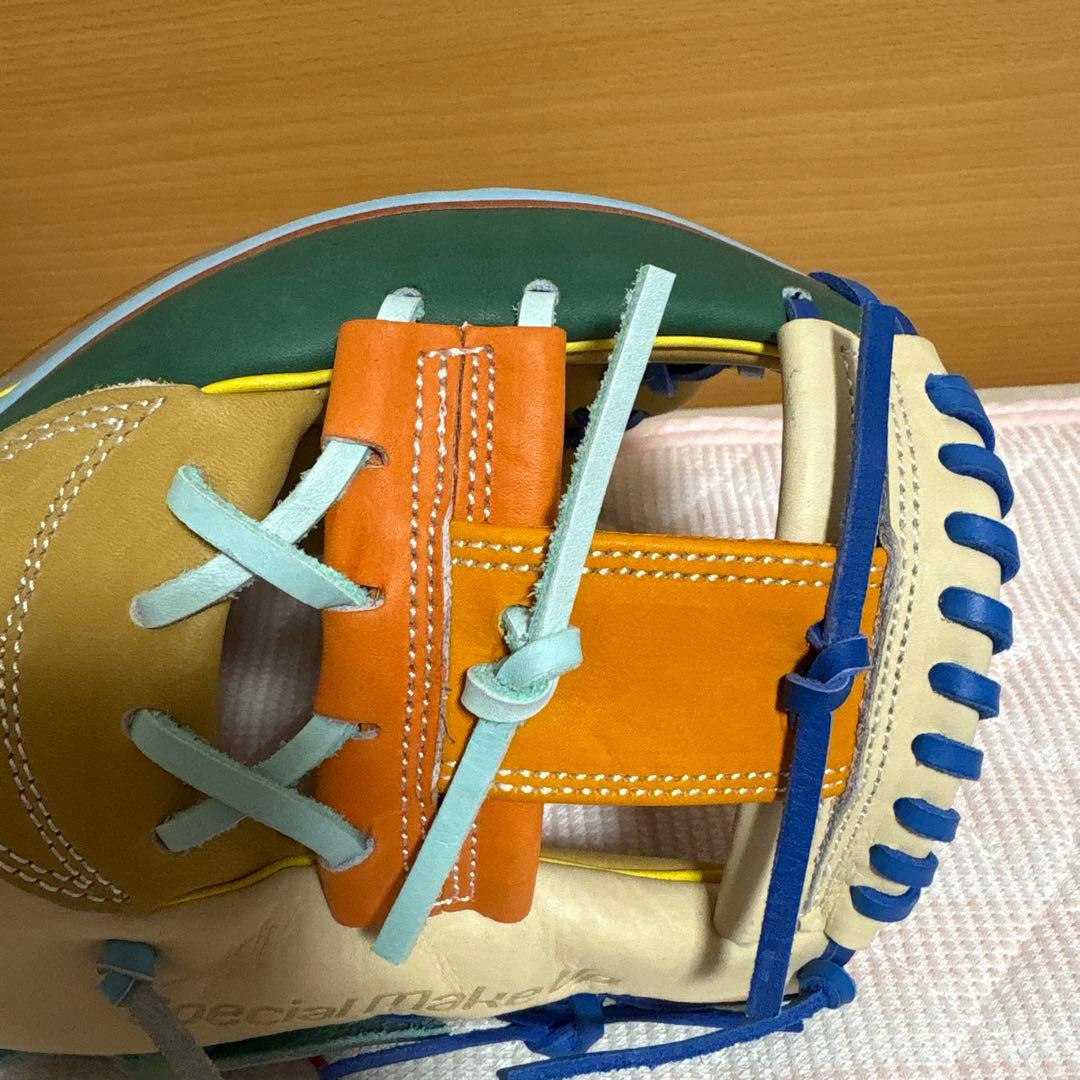 し*う様 【1点モノ】SSK 端材グラブ軟式内野手用　Special make