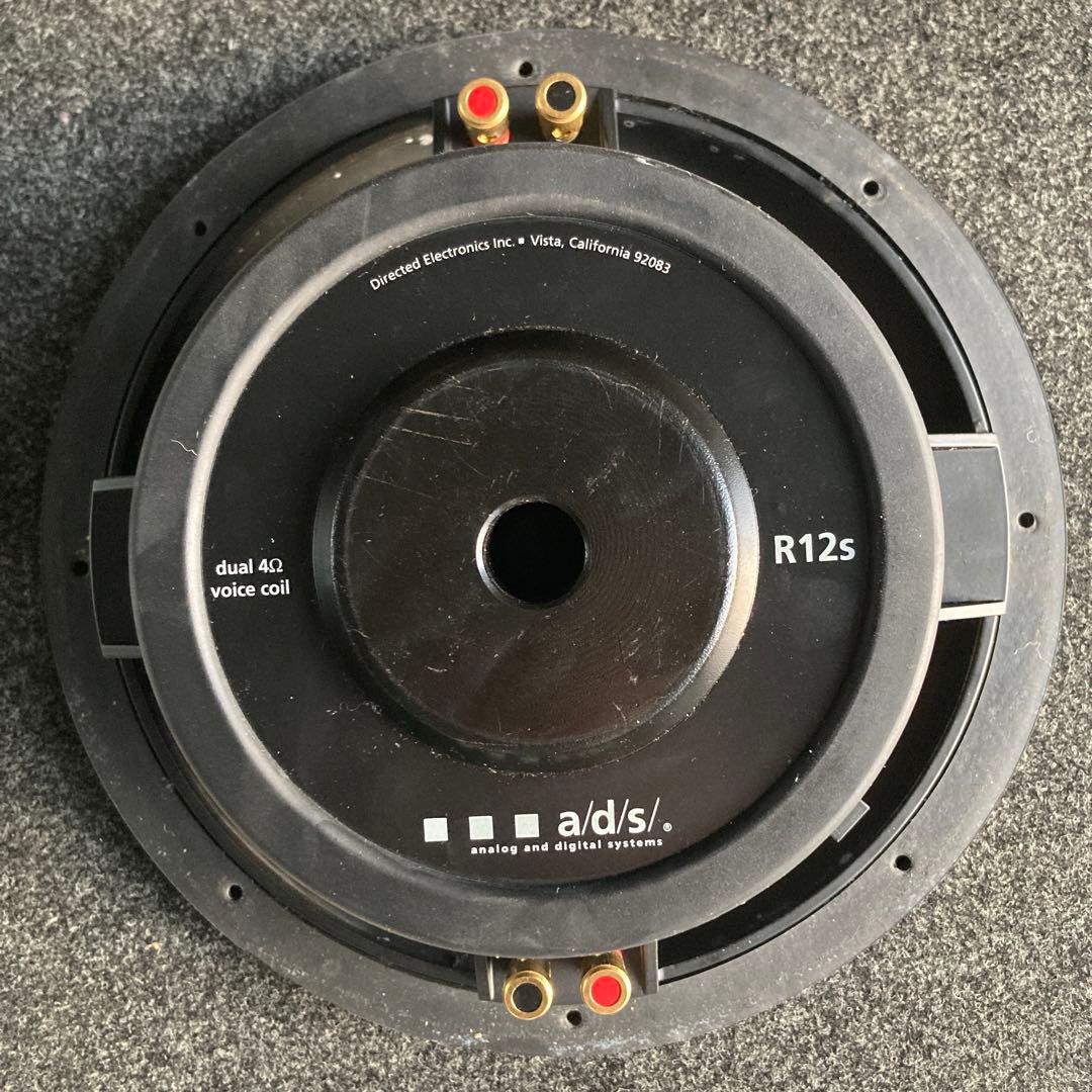 【1000W】R12s デュアルコイル　ads製　サブウーファー　ウーハー　箱